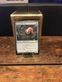 Magic: The Gathering Badgermole Cub Creature Card TLA Green 0167 Regular English - Image 1
