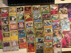 Pokemon TCG Lot of 41 X&Y Sun & Moon Era C/UC Reverse Holo Cards Fast Shipping! - Image 1