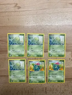 55/112 35/112 Bulbasaur Ivysaur FireRed & LeafGreen Pokemon Card Lot - Image 1