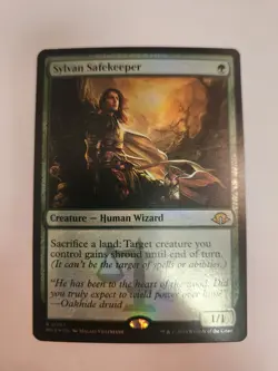 2024 MTG “Sylvan Safekeeper” Rare, Foil, #287 Modern Horizons 3, NM Near Mint - Image 1