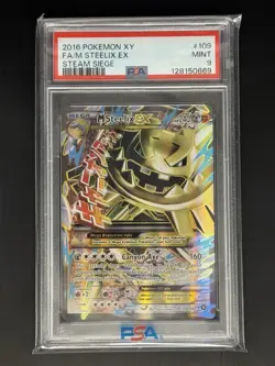 2016 Pokemon - XY Steam Siege - M Steelix EX 109/114 Full Art - PSA 9 - Image 2