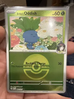 Erika's Oddish Pokeball Reverse Holo 001/217 - Ascended Heroes ASC Pokemon NM/M - Image 1
