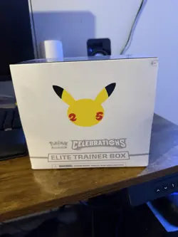 Pokemon Celebrations Elite Trainer Box Sealed English 2021 Pikachu TCG - Image 1