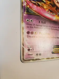 Mewtwo EX - 54/99 - Non-Holo - Pokemon Worlds 2012 Chase Moloney - Played - Image 2