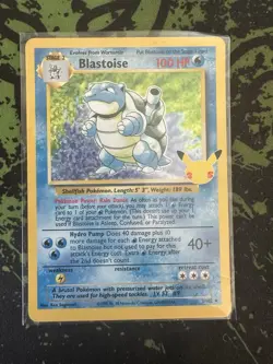 Pokemon TCG - Blastoise 2/102 - Holo Rare - Celebrations Classic Collection NM - Image 1