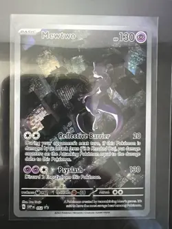 Pokemon Mewtwo 052 SvP: Scarlet & Violet Promo Holo Basic 130 HP Psyslash - Image 1