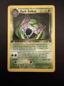 Dark Golbat 24/82 Rare - Team Rocket - 1st Edition - Pokemon TCG English - Image 1