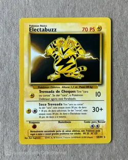 Electabuzz 20/102 - 1999 Pokemon Base Set Unlimited WOTC TCG (Portuguese) - Image 1