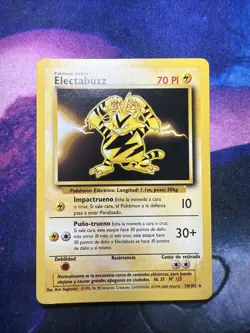 Pokemon TCG 1999-2000 Electabuzz (SPANISH) 20/102 Base Set Near Mint NM - Image 1