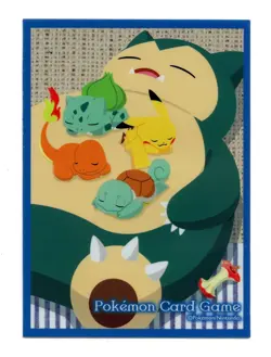 Rare 2017 Snorlax & Friends Individual Card Sleeve Pokemon Center Japan - Image 1