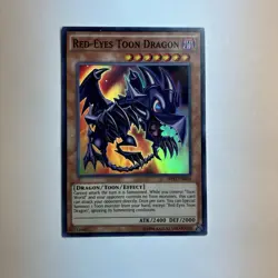 Yugioh TCG Red-Eyes Toon Dragon Super Rare SHVI-EN036 - Image 1