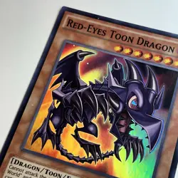 Yugioh TCG Red-Eyes Toon Dragon Super Rare SHVI-EN036 - Image 2