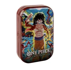 One Piece Card Game Tin Pack Vol. 1 Luffy Sealed New Bandai English - Image 1