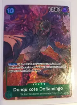 Donquixote Doflamingo Alt Art OP04-031 One Piece Kingdoms Of Intrigue SR NM/M - Image 2