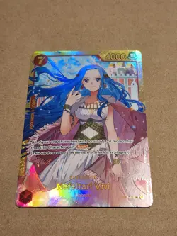 Nefeltari Vivi OP04-118 Secret Rare SEC LP **small ding / scratch - Image 1