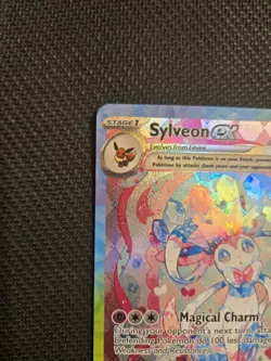 Pokemon TCG Sylveon EX Prismatic Evolutions Holo Card 156/131 SV SIR - Image 2