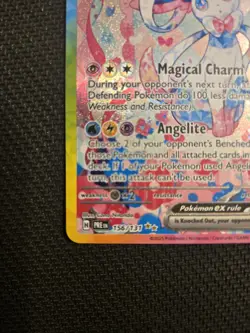 Pokemon TCG Sylveon EX Prismatic Evolutions Holo Card 156/131 SV SIR - Image 5