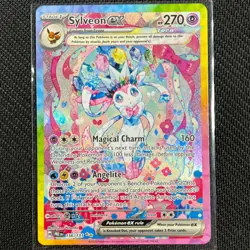 Sylveon ex 156/131 SIR Pokemon Card English 2025 Prismatic Evolutions TCG CCG - Image 1