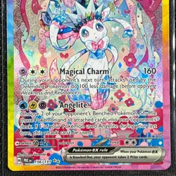 Sylveon ex 156/131 SIR Pokemon Card English 2025 Prismatic Evolutions TCG CCG - Image 3