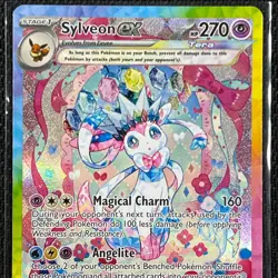 Sylveon ex 156/131 SIR Pokemon Card English 2025 Prismatic Evolutions TCG CCG - Image 4