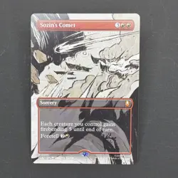 MTG Avatar: The Last Airbender, Sozin's Comet - Borderless Regular NM Pack Fresh - Image 1