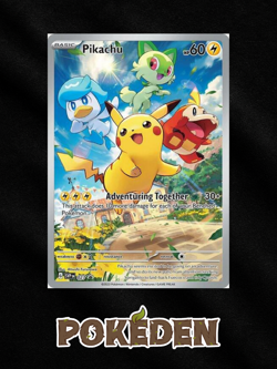 Pokemon Pikachu 027 (SEALED) Scarlet & Violet Promo NM English - Image 1
