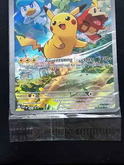 POKEMON SEALED PIKACHU 027 PROMO SCARLET & VIOLET BLACK STAR PROMOS - Image 4