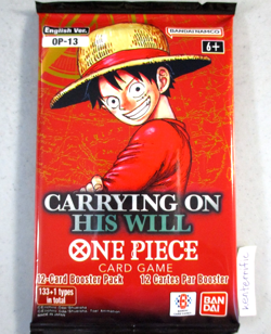 Carrying On His Will Booster Pack One Piece Card Game OP-13 English OP13 - Image 1