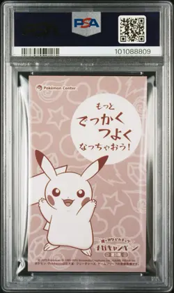 PSA 10 Pokemon 2015 Japanese Poncho Wearing Pikachu Business Card Charizard Y - Image 2