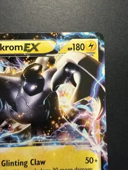 LP Zekrom EX BW38 Black & White Black Star Promo Holo Pokemon card English - Image 5