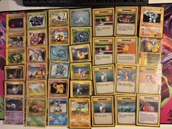 Pokemon TCG Lot of 36 Vintage Common And Uncommon Cards Reverse Holo Shadowless - Image 1