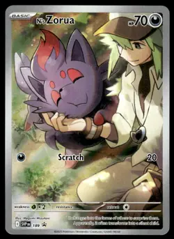 Pokemon TCG SV: Scarlet & Violet Promo Cards #189 N's Zorua NM - Image 1