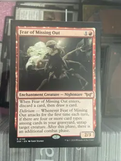 Fear of Missing Out Duskmourn: House of Horror Regular - Image 1