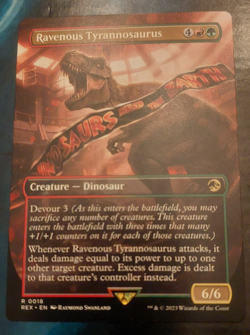 Ravenous Tyrannosaurus (Borderless) Universes Beyond: Jurassic World NM - Image 1