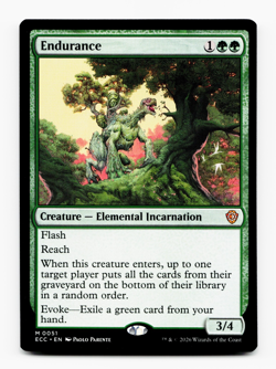 Endurance [Commander: Lorwyn Eclipsed] MTG NM 🌳 - Image 1