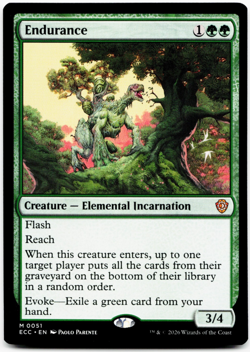 Endurance [Commander: Lorwyn Eclipsed] MTG NM 🌳 - Image 3