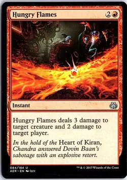 Hungry Flames U Aether Revolt 84 LP Magic - Image 1