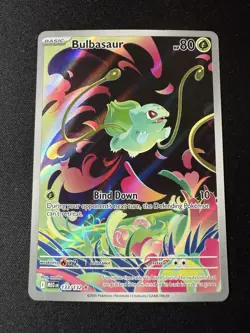 Pokemon TCG: Bulbasaur (Illustration Rare) - 133/132 - ME01: Mega Evolution - NM - Image 1