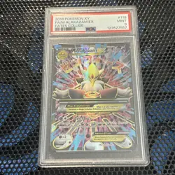 FA/M ALAKAZAM EX FATES COLLIDE POKEMON XY FATES COLLIDE 2016 118 PSA 9 - Image 1