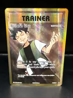 Pokemon TCG Brock’s Grit (Full Art) 107/108 Evolutions Holo Ultra Rare B - Image 1