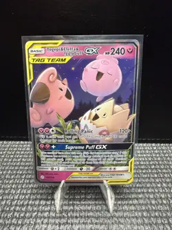 Pokemon Togepi & Cleffa & Igglybuff GX 143/236 Ultra Rare Holo TAG TEAM - Image 1