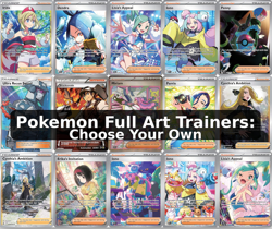 Pokemon Trading Card Full Art Trainers: Choose Your Card - Image 1
