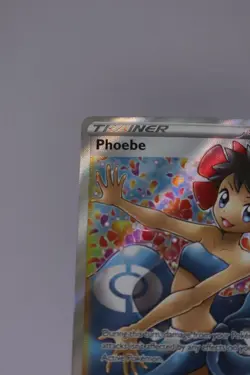 Phoebe Ultra Rare Pokemon Trainer Full Art Card #161/163 Battle Styles NM - Image 3