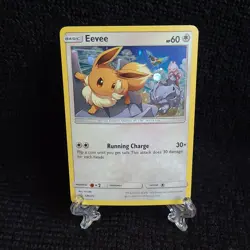 Pokemon Eevee TCG SM235 Black Star Promos Holo Rare Card 2019 Cosmos - Image 3