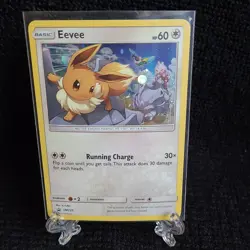 Pokemon Eevee TCG SM235 Black Star Promos Holo Rare Card 2019 Cosmos - Image 5
