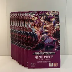 One Piece - A Fist of Divine Speed OP11 - Sleeved Booster - Lot of 10 - English - Image 1