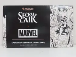 2025 MTG Secret Lair x Marvel Spider-Man Venom Unleashed Inks Rainbow Foil Box - Image 1