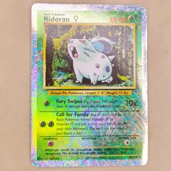 Pokemon TCG Legendary Collection Reverse Holo Nidoran 82/110 HP Heavily Played - Image 1
