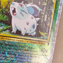Pokemon TCG Legendary Collection Reverse Holo Nidoran 82/110 HP Heavily Played - Image 2