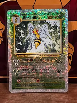 Pokemon TCG Beedrill 20/110 Legendary Collection Reverse Holo Rare LP Condition - Image 1